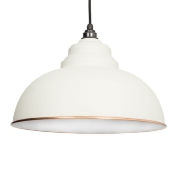 From The Anvil Oatmeal & White Interior Harborne Pendant