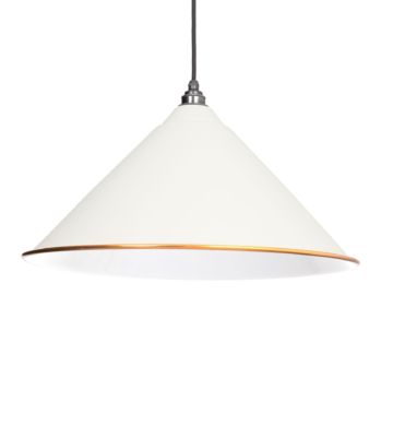 From The Anvil Oatmeal & White Interior Hockley Pendant