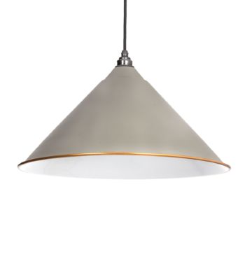 From The Anvil Warm Grey & White Interior Hockley Pendant