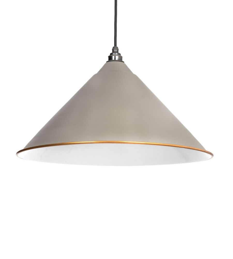 Warm Grey & White Interior Hockley Pendant