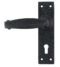 From The Anvil Black Lever Lock Set