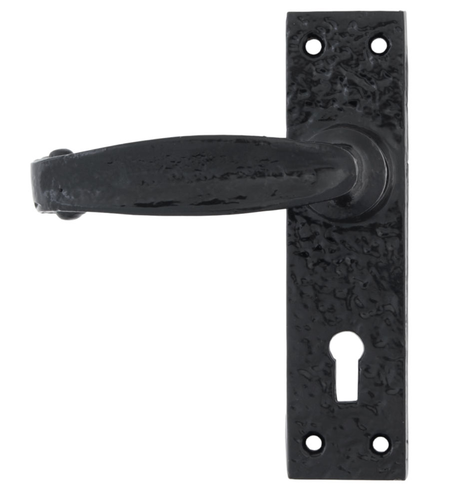 From The Anvil Black Lever Lock Set
