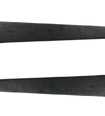 From The Anvil Black Smooth 16″ T Hinge (pair)