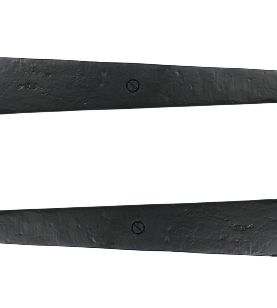 From The Anvil Black Smooth 16" T Hinge (pair)