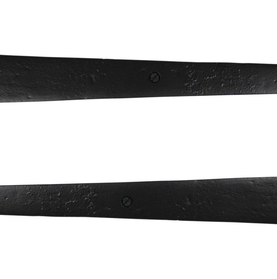 From The Anvil Black Smooth 18" T Hinge (pair)