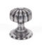 From The Anvil Natural Smooth Cabinet Knob (with base) - Small