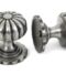 From The Anvil Natural Smooth Cabinet Knob (with base) - Large