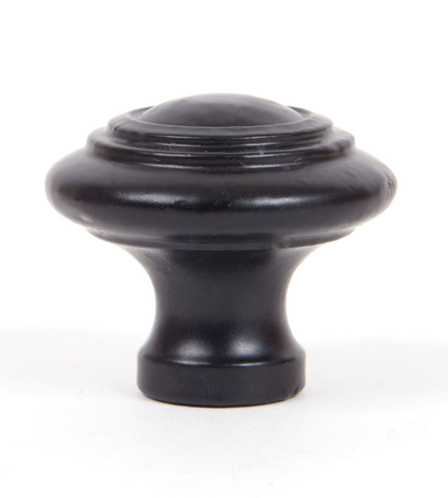 From The Anvil Black Cabinet Knob - Small