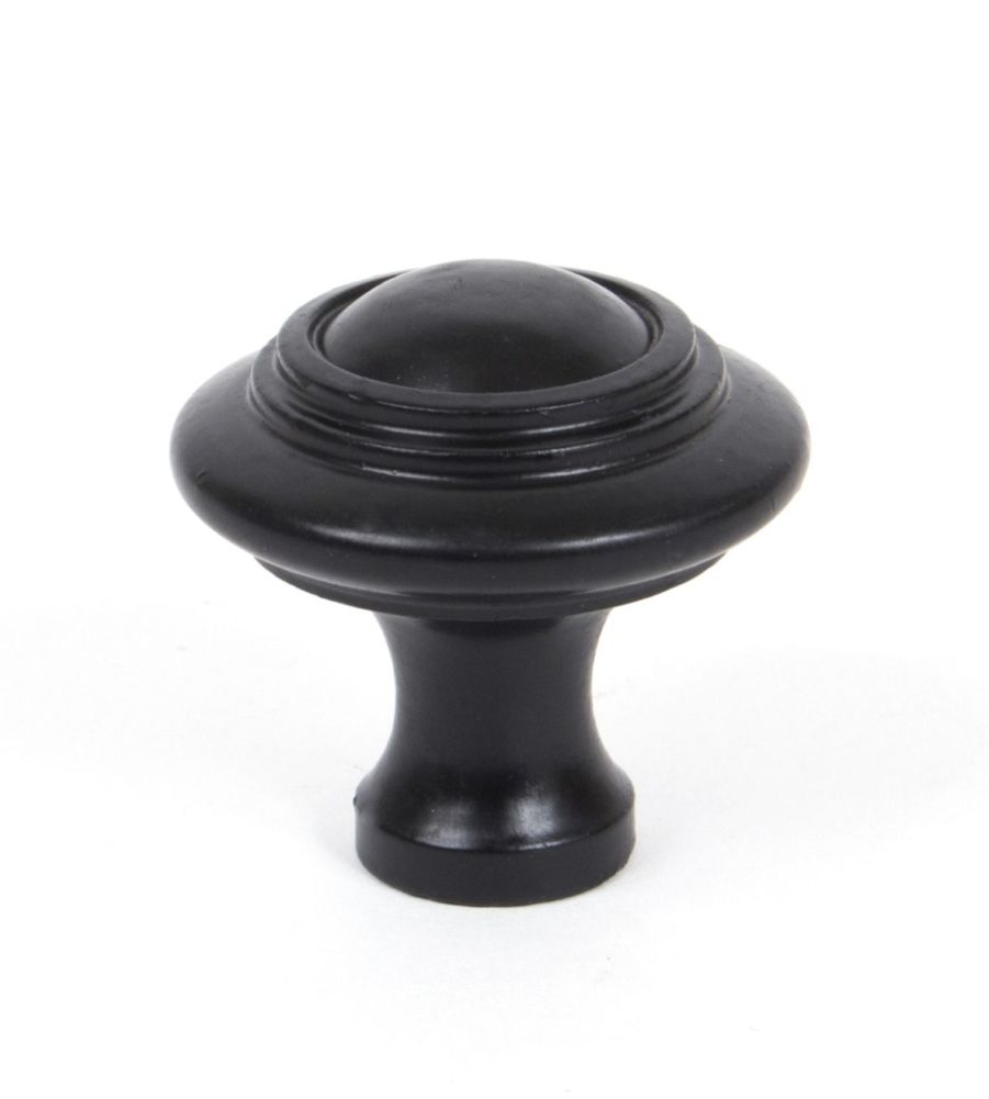 From The Anvil Black Cabinet Knob - Large