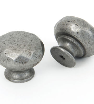 From The Anvil Natural Smooth Hammered Knobs – Small