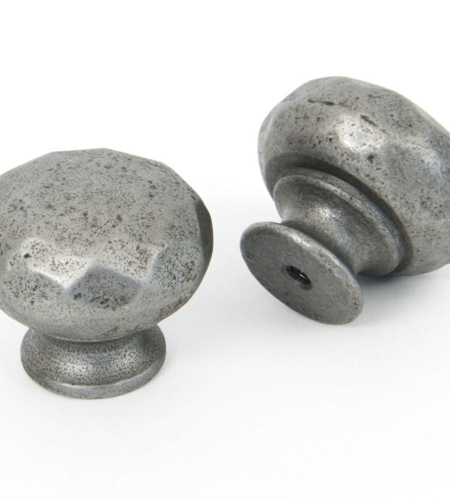 From The Anvil Natural Smooth Hammered Knobs - Small