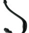 From The Anvil Black 6 1/2'' Hat & Coat Hook