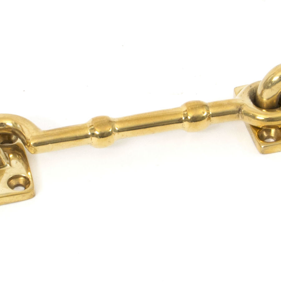 From The Anvil Polished Brass 4'' Cabin Hook