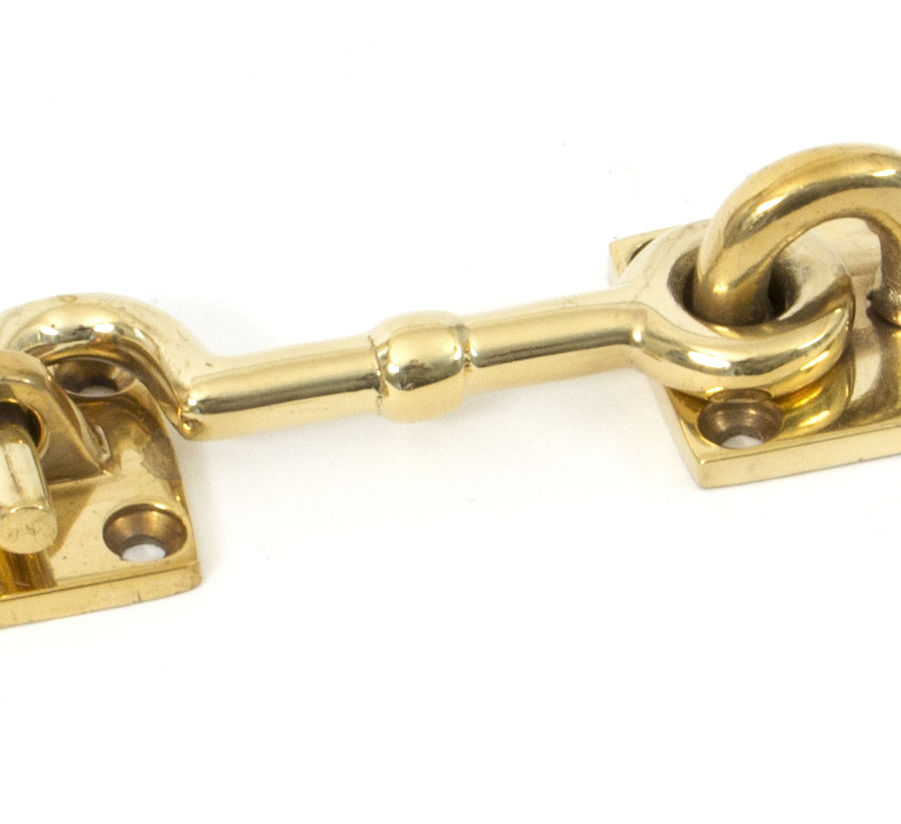 From The Anvil Polished Brass 3'' Cabin Hook