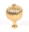 From The Anvil Polished Brass Spiral Cabinet Knob - Large