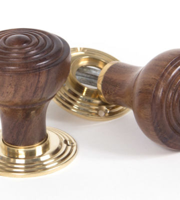 From The Anvil Rosewood Ringed Mortice/Rim Knob Set