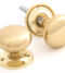 From The Anvil Polished Brass Mushroom Knob Set