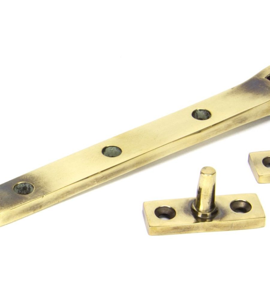 From The Anvil Aged Brass 8" Monkeytail Stay