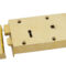 From The Anvil Polished Brass Right Hand Rim Lock - Small