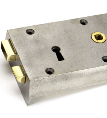 From The Anvil Iron Right Hand Rim Lock – Small