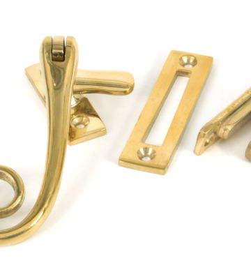 From The Anvil Polished Brass Monkeytail Fastener