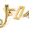 From The Anvil Polished Brass Monkeytail Fastener