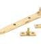 From The Anvil Polished Brass 8" Monkeytail Stay