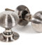 From The Anvil Polished Nickel Heavy Beehive Mortice/Rim Knobs