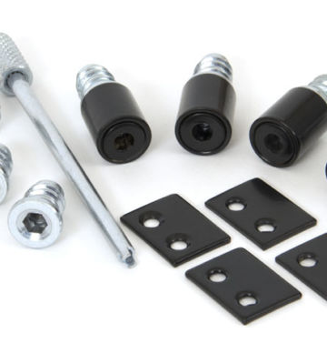 From The Anvil Black Secure Stops (Pack of 4)