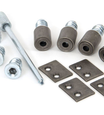 From The Anvil Antique Pewter Secure Stops (Pack of 4)