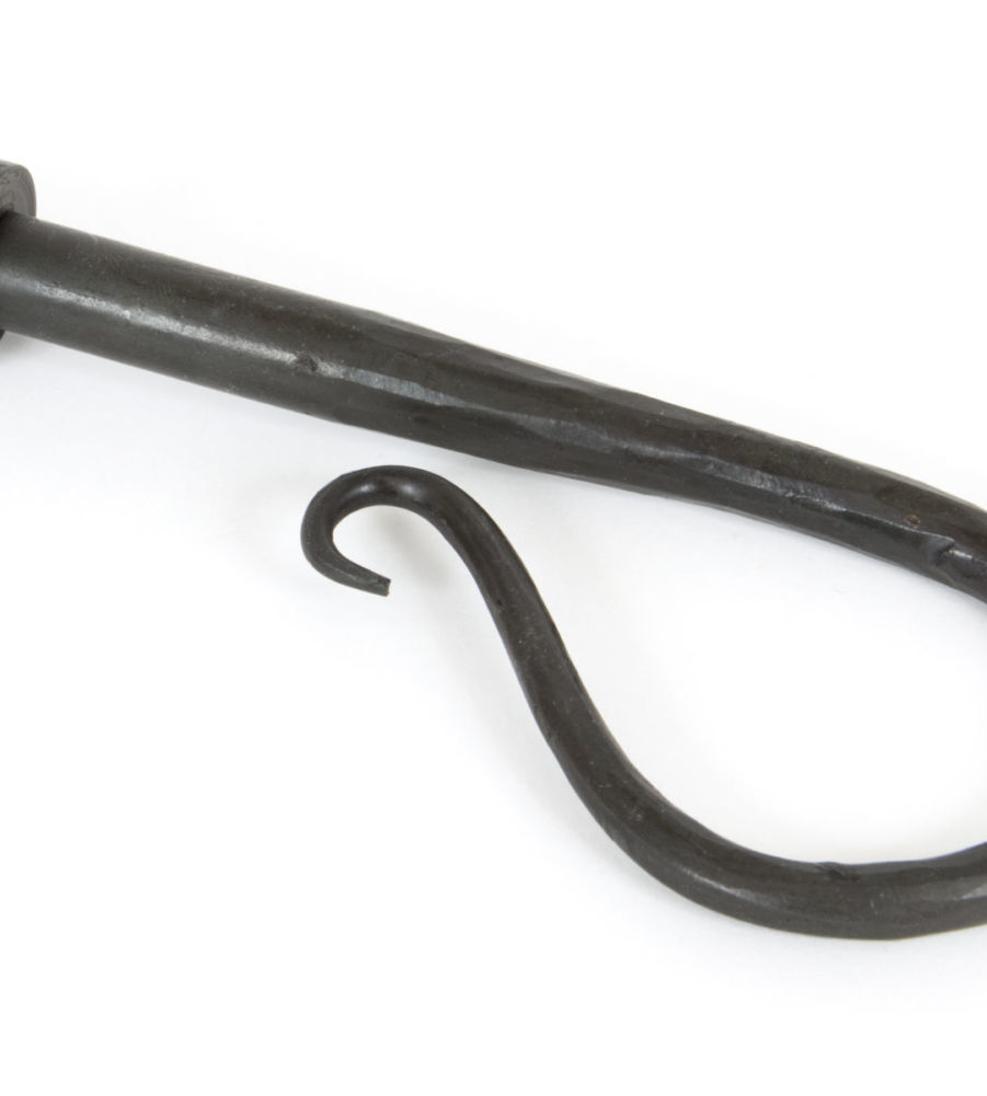 From The Anvil Shepherd's Crook Curtain Finial (pair) - Beeswax