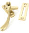 From The Anvil Polished Brass Peardrop Fastener