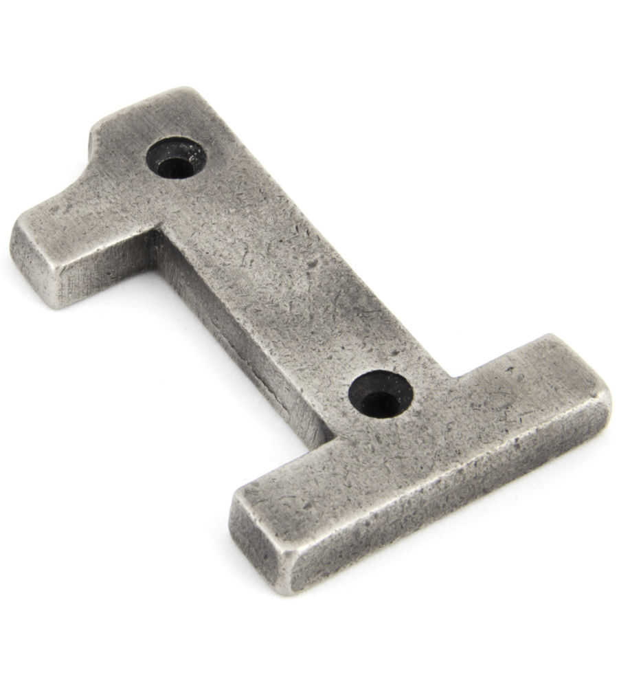 From The Anvil Antique Pewter Numeral 1