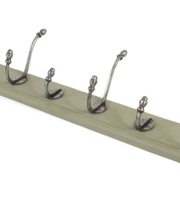 From The Anvil Country Hat & Coat Rack – Natural Smooth & Olive Green