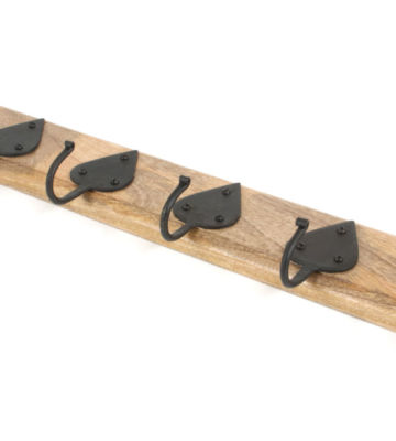 From The Anvil Cottage Coat Rack – Beeswax & Timber