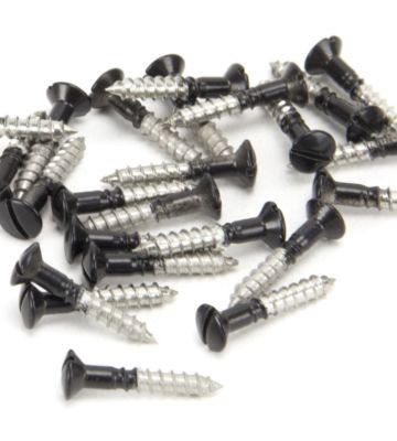 From The Anvil Black SS 3.5 X 20mm Countersunk Raised Head Screws (25)