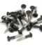 Black SS 3.5 x 20mm Round Head Screws (25)