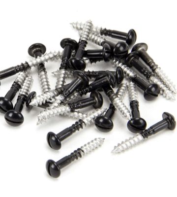 From The Anvil Black SS 3.5 x 25mm Round Head Screws (25)