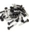 Black SS 3.5 x 25mm Round Head Screws (25)