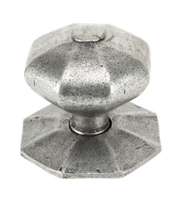 From The Anvil Pewter Octagonal Centre Door Knob