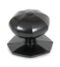 From The Anvil Octagonal Centre Door Knob - Black