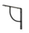 From The Anvil Black 6" x 6" Plain Shelf Bracket