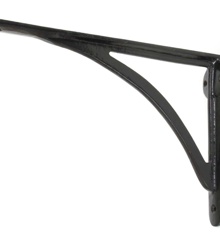 From The Anvil Black 10" x 7" Curved Shelf Bracket