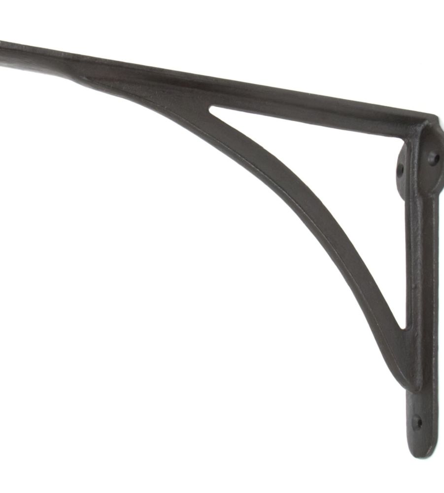 From The Anvil Beeswax 10" x 7" Curved Shelf Bracket