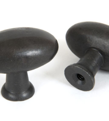 From The Anvil Oval Cabinet Knob – Beeswax