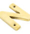 From The Anvil Polished Brass Letter N
