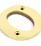 From The Anvil Polished Brass Letter O