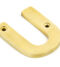 From The Anvil Polished Brass Letter U