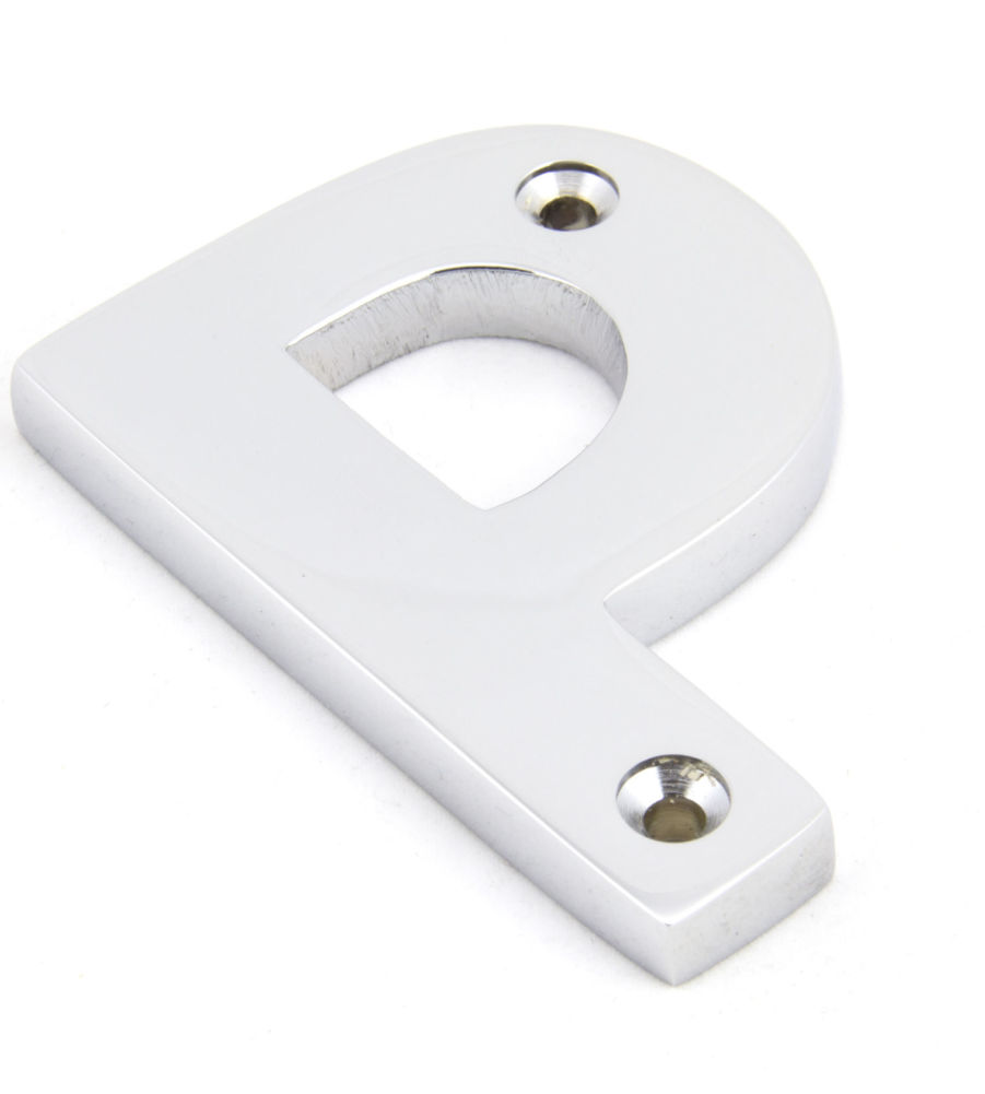 From The Anvil Polished Chrome Letter P