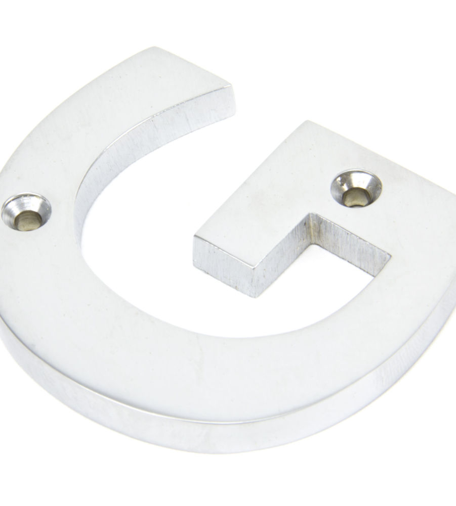 Satin Chrome Letter 'G'